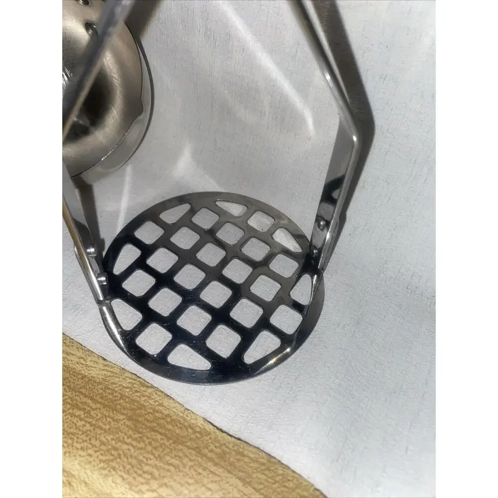 Set Of 2 Vintage Stainless USA Ladle and Masher Matching Set Composite Handles